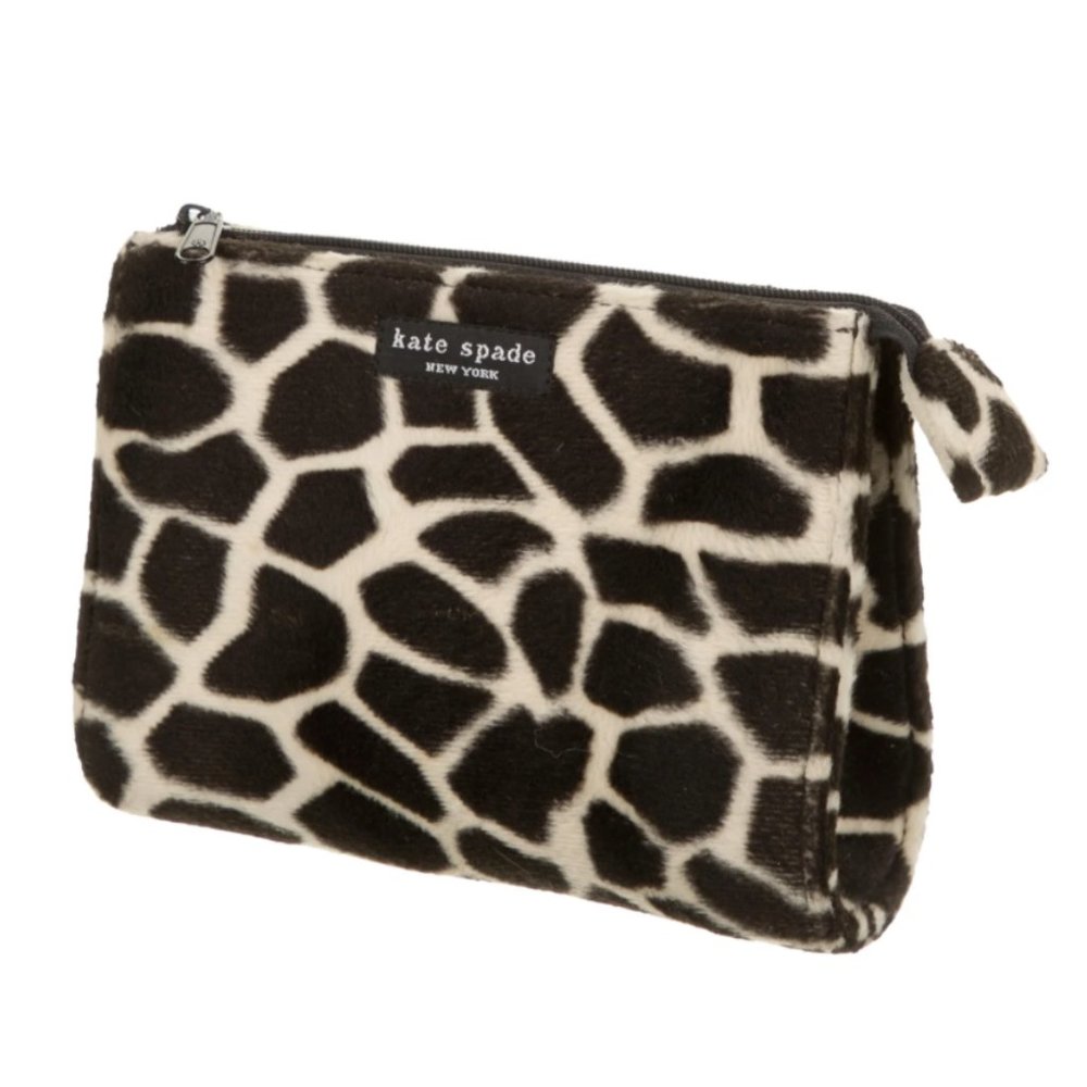 Kate Spade New York Faux Fur Giraffe Clutch